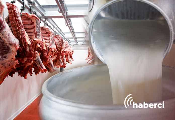 2022 yılında çiğ süt üretimi azaldı, kırmızı et üretimi arttı