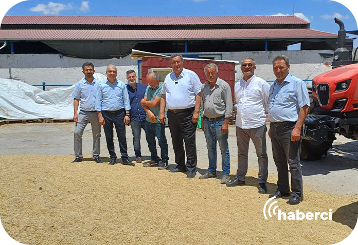 Ömer Fethi Gürer'den çiftçi ziyareti